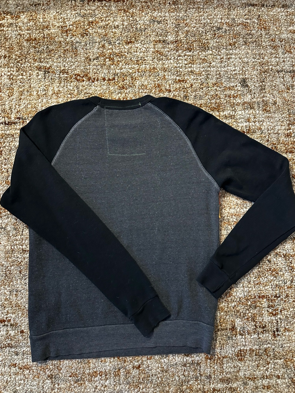 Rare Aviator Nation Black & Charcoal Colorblock Joggers Set - Picture 7 of 11